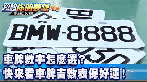 車牌尾數7|車牌怎麼選比較好？數字五行解析吉凶秘訣完整教學